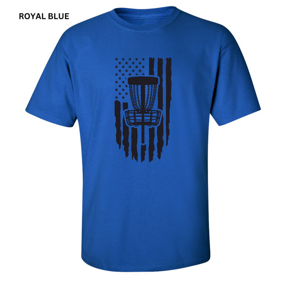 Disc Golf T-Shirt PATRIOTIC AMERICAN FLAG Shirt Choose SZ COLOR - Picture 16 of 16